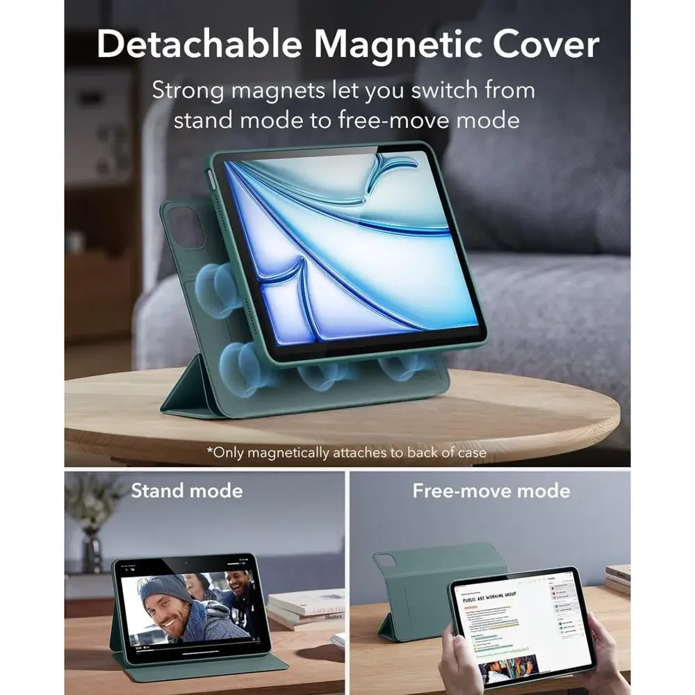 ESR Green iPad Air 11 Inch Case M2, 6Th/5Th/4Th Gen Case (2024/2022)